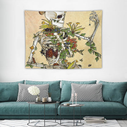 Bones And Botany Tapestry