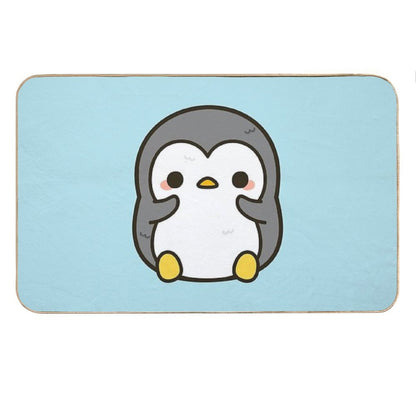 Shy Penguin Bath Mat