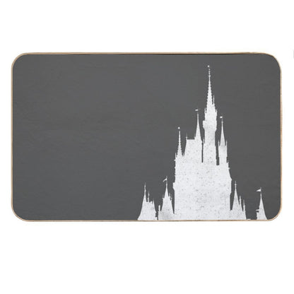 Magic Castle Silhouette Vintage Bath Mat