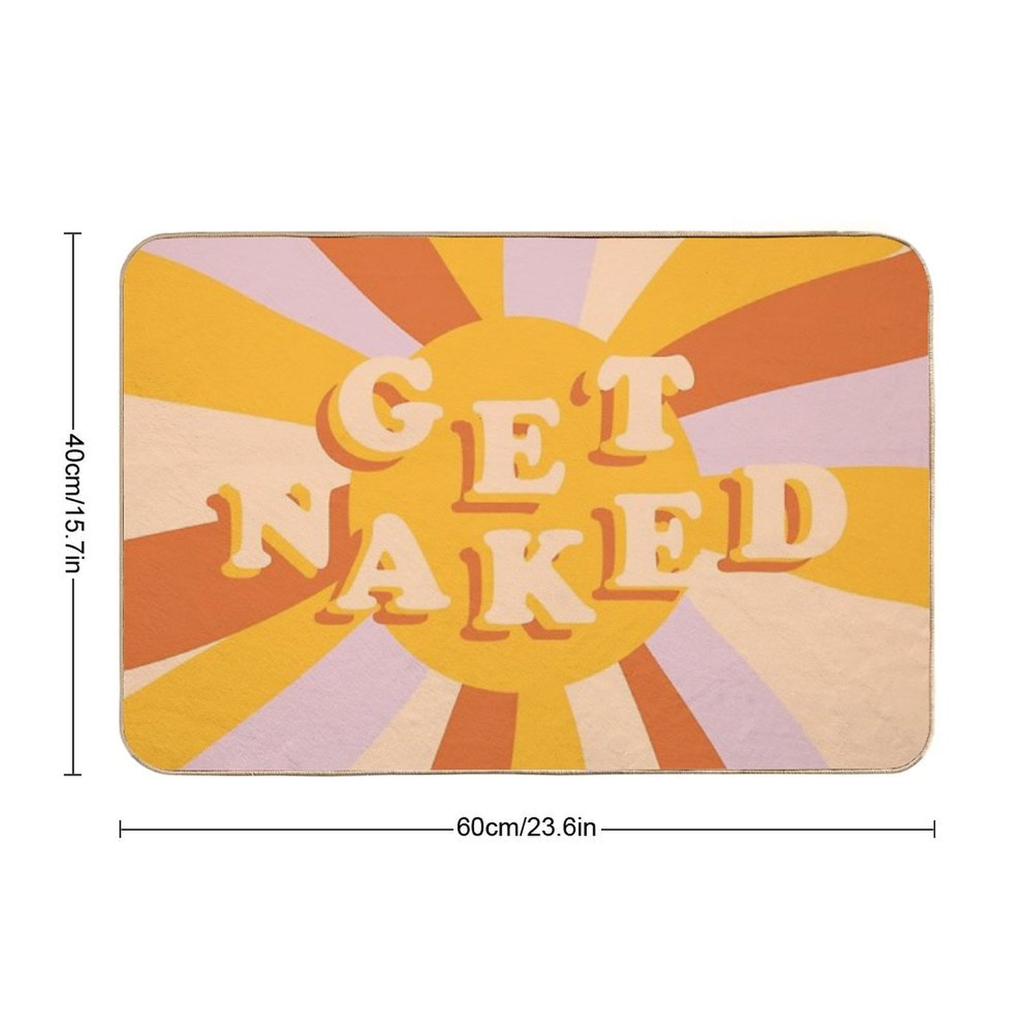 Get Naked Sunshine Bath Mat