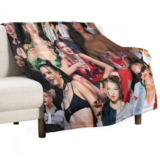 Nina Chuba Photo Collage Throw Blanket