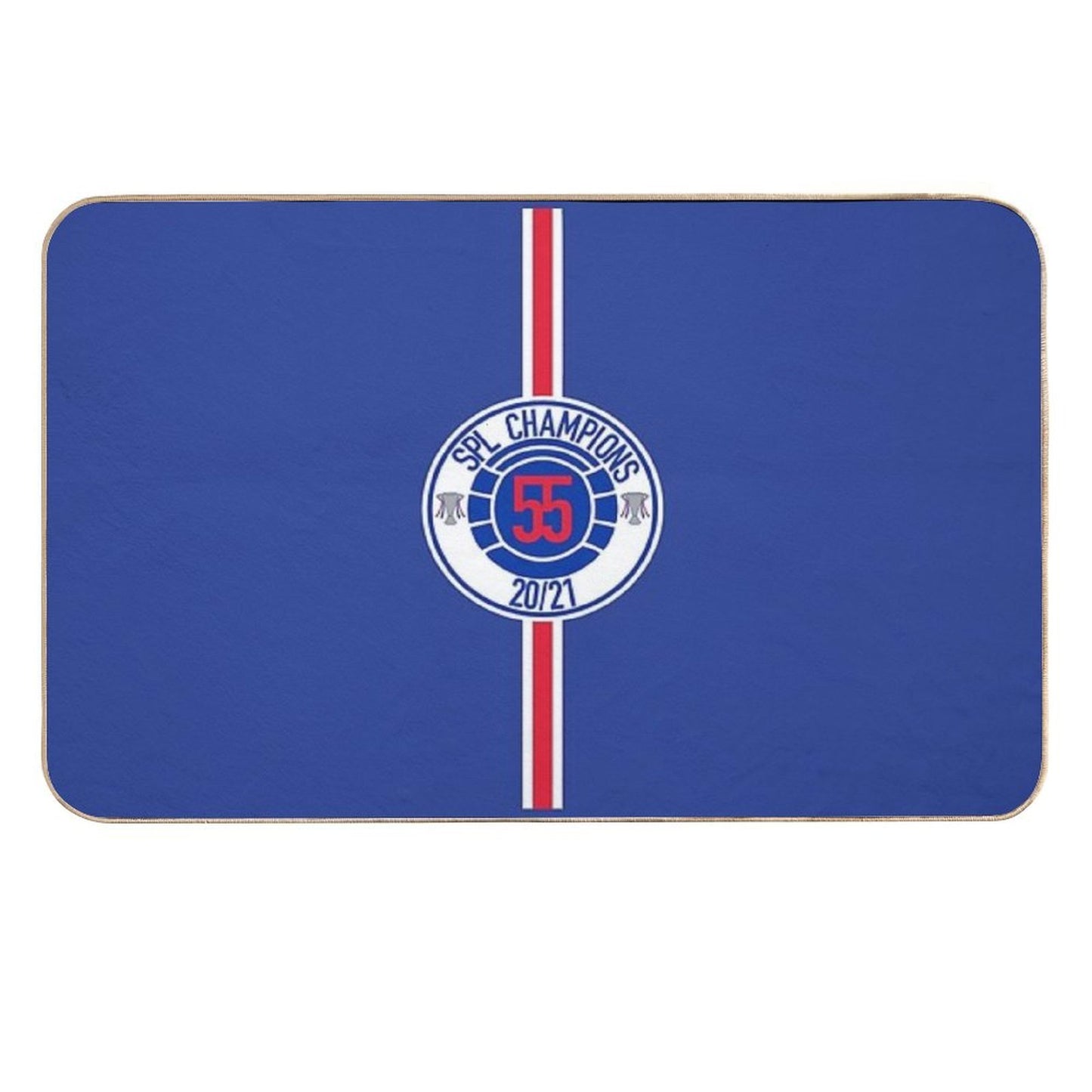 Rangers Fc Champions Mock Badge Design  Slip-Resistant Bath Mat