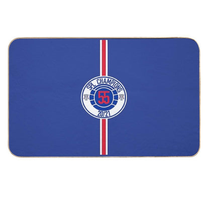 Rangers Fc Champions Mock Badge Design  Slip-Resistant Bath Mat