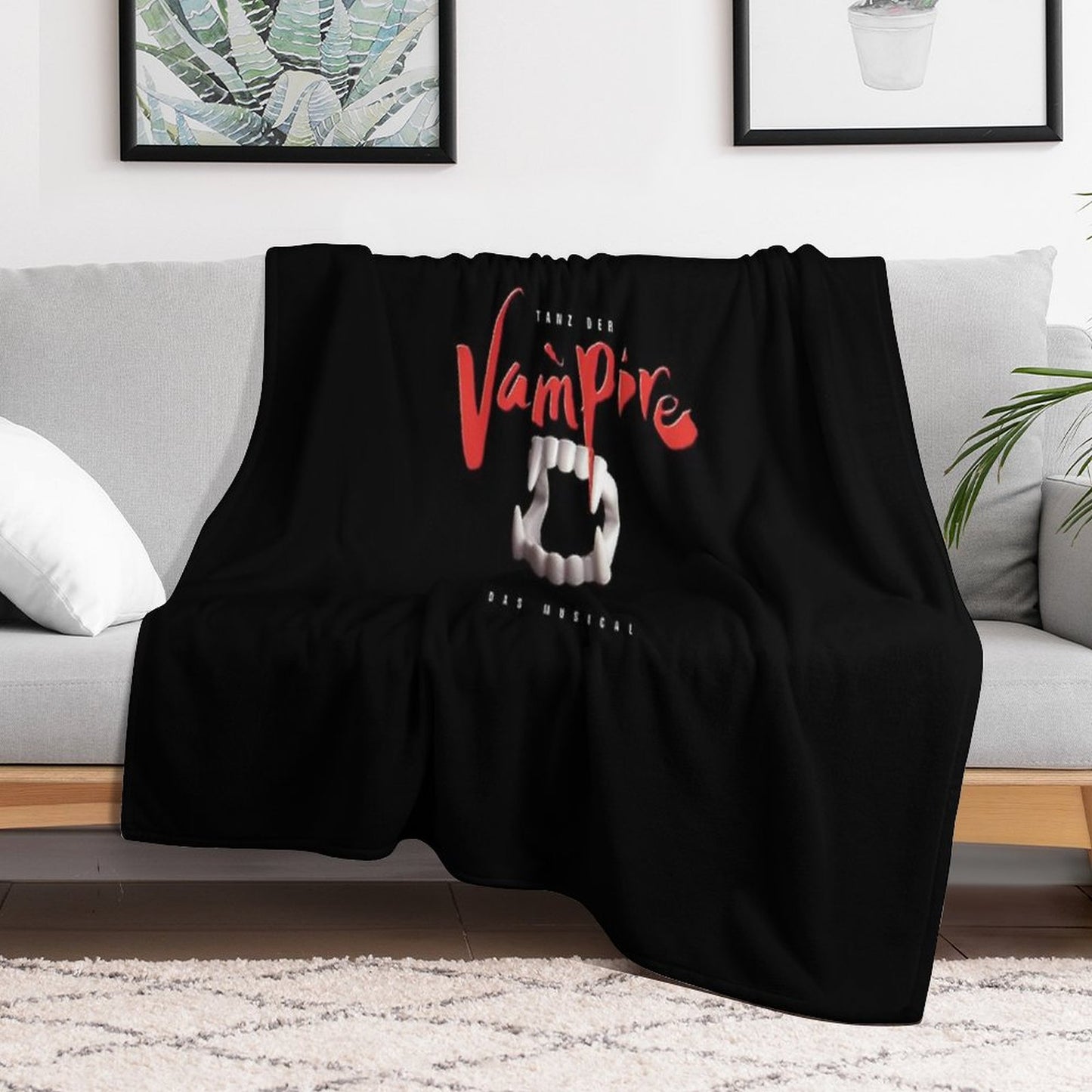 Tanz Der Vampire Throw Blanket