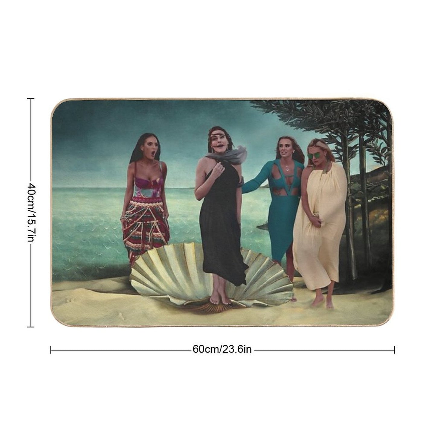 The Real Housewives of Shock Wave Bath Mat