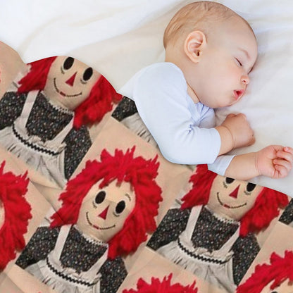 Sweet Raggedy Ann 2 Throw Blanket