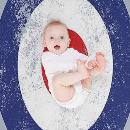 RAF Type D Roundel - Mod Target Logo Throw Blanket