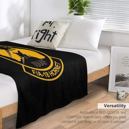 FA-18 Hornet - Royal Australian Air Force Throw Blanket