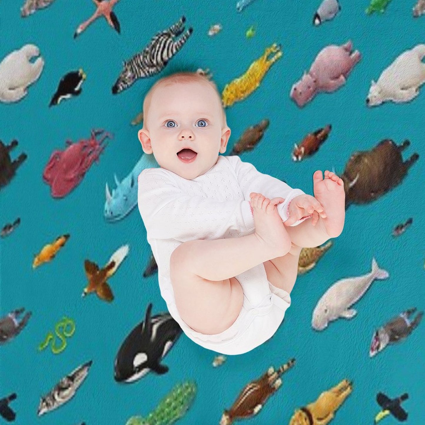 Sleeping Animals Throw Blanket