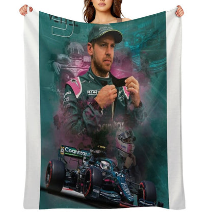 Sebastian Vettel Throw Blanket