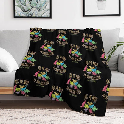 Dino Collection Throw Blanket