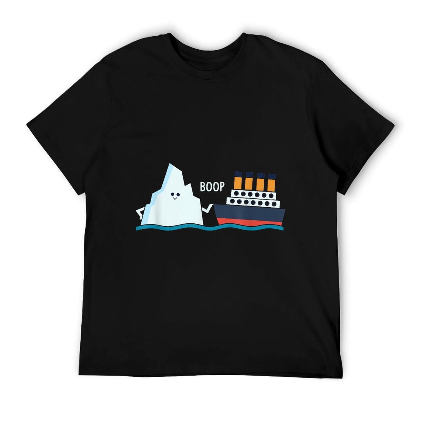 Titanic Funny Titanic And Iceberg Boop Parody for Boys Girls T-Shirt