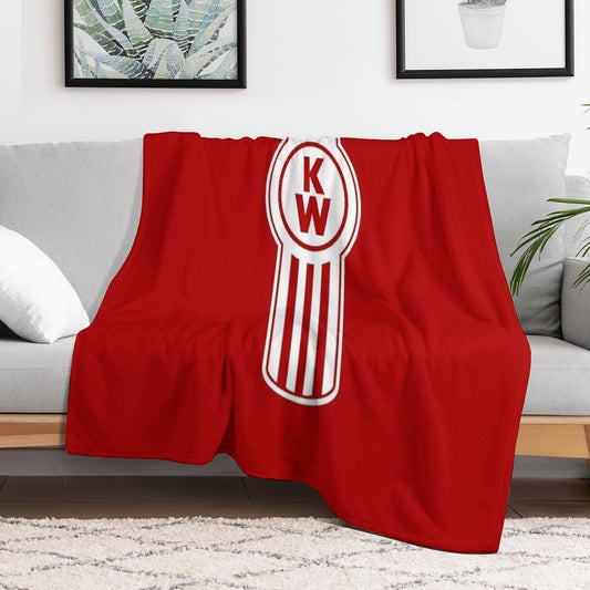 Kenworth Truck Logo Throw Blanket
