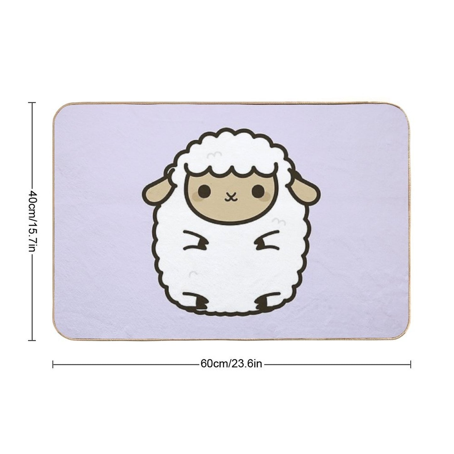 Cute Lamb Bath Mat