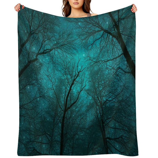 Simply Stare Upward Throw Blanket