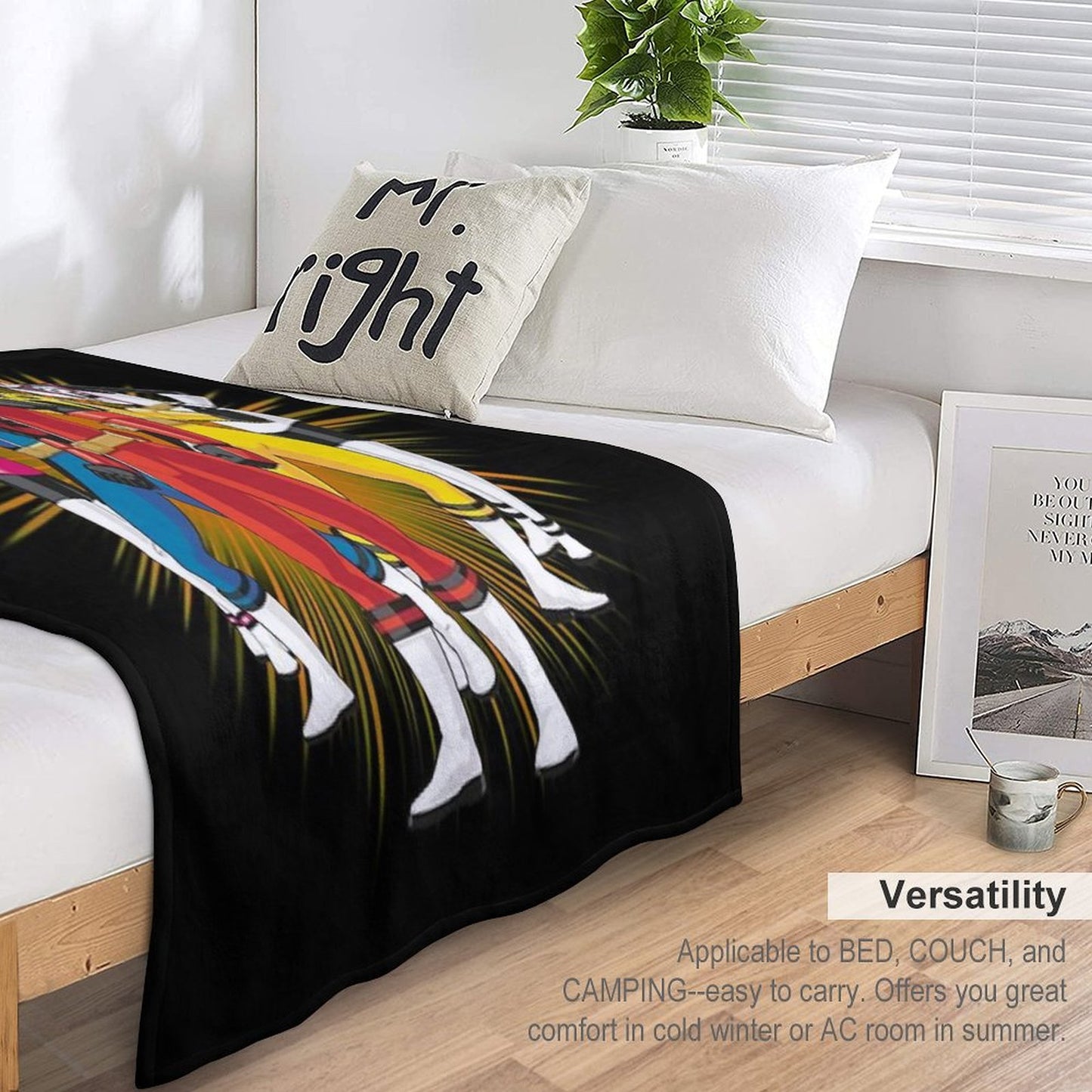 Ninja Ranger Throw Blanket