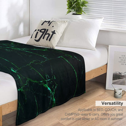 Alien Marble Throw Blanket