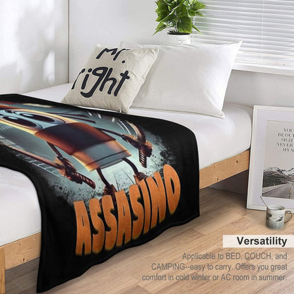 Cappuccino Assassino Throw Blanket