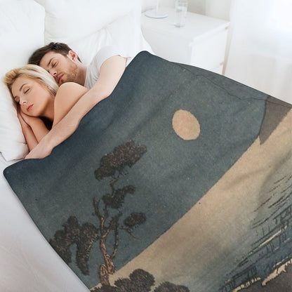 Ukiyo-e Throw Blanket