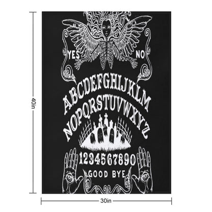 Angel of Death Witch Board Throw Blanket