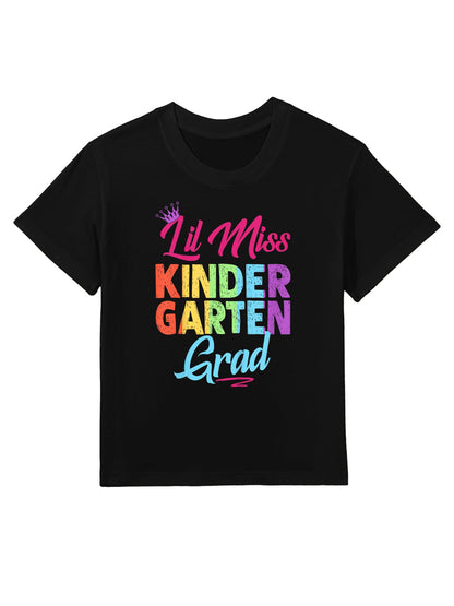 Kids Kindergarten Graduation Lil Miss Kindergarten Grad Kids T-Shirt