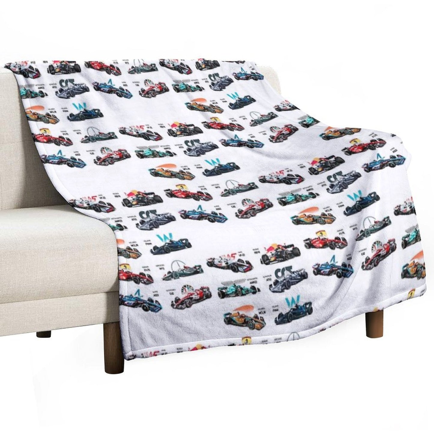 F1 All Cars 2022 Throw Blanket
