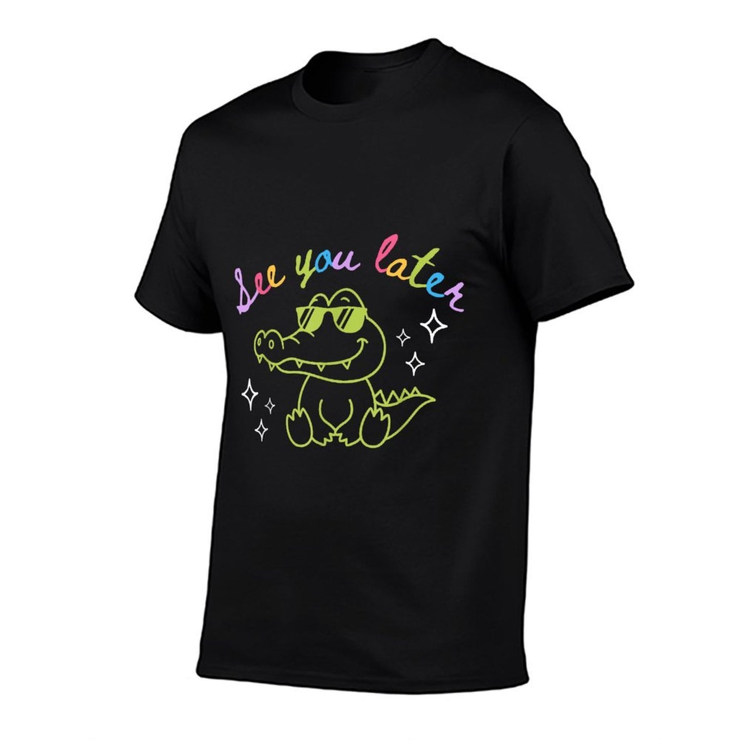 See You Later Teacher Summer Alligator Last Day Of School  Rolled Sleeves T-Shirt