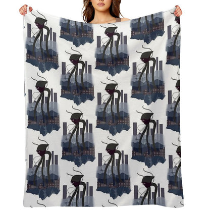 War of The Worlds Martian Tripod Throw Blanket