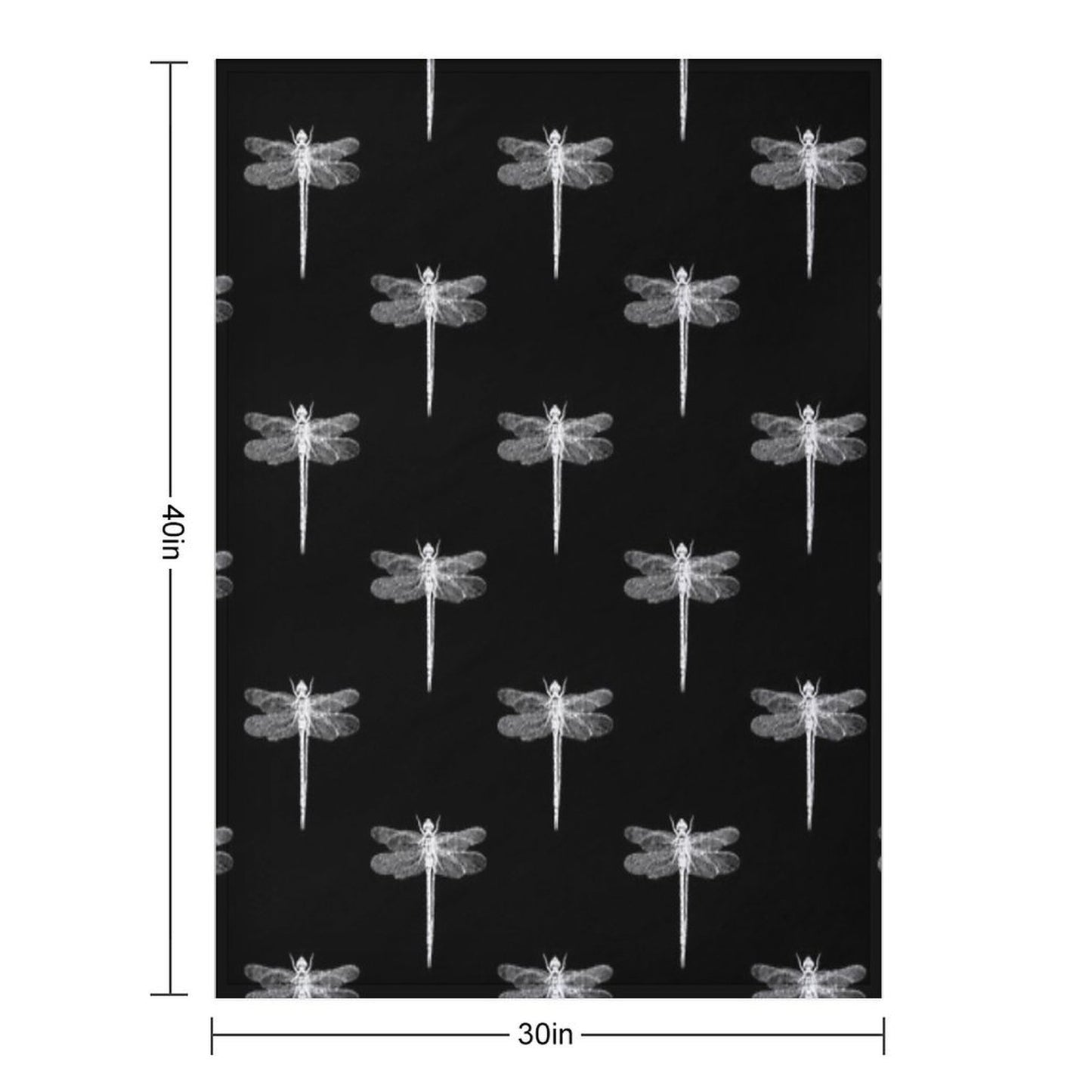 Dragonfly Throw Blanket