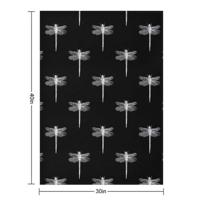 Dragonfly Throw Blanket