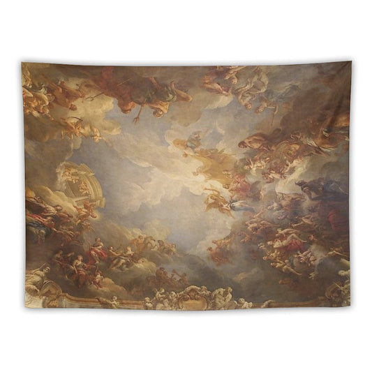 Brown Ceiling at Versailles Renaissance Panting Tapestry