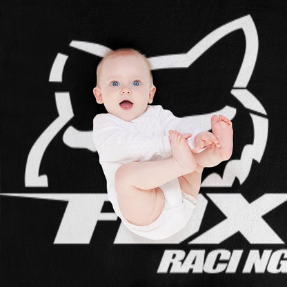 Best Logo Fox Racing Throw Blanket