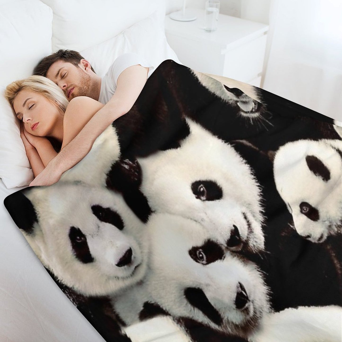 Pandas Throw Blanket