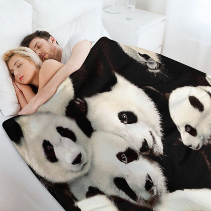 Pandas Throw Blanket