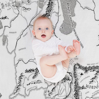 Fantasy Map Throw Blanket
