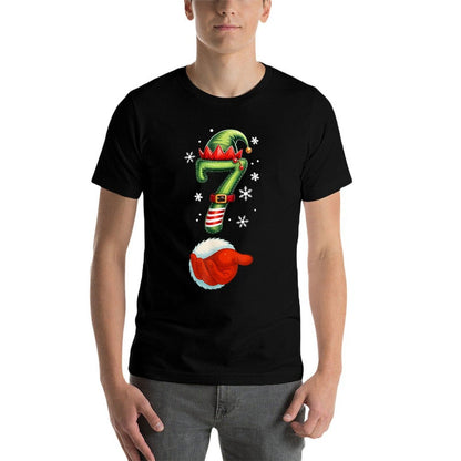 Funny 67 Six Seven Meme Couple Matching Christmas Pajamas  Rolled Sleeves T-Shirt