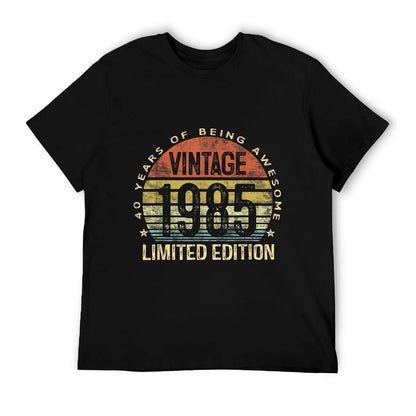 Vintage 1985 Limited Edition 40-Year-Old Gifts 40th Birthday T-Shirt