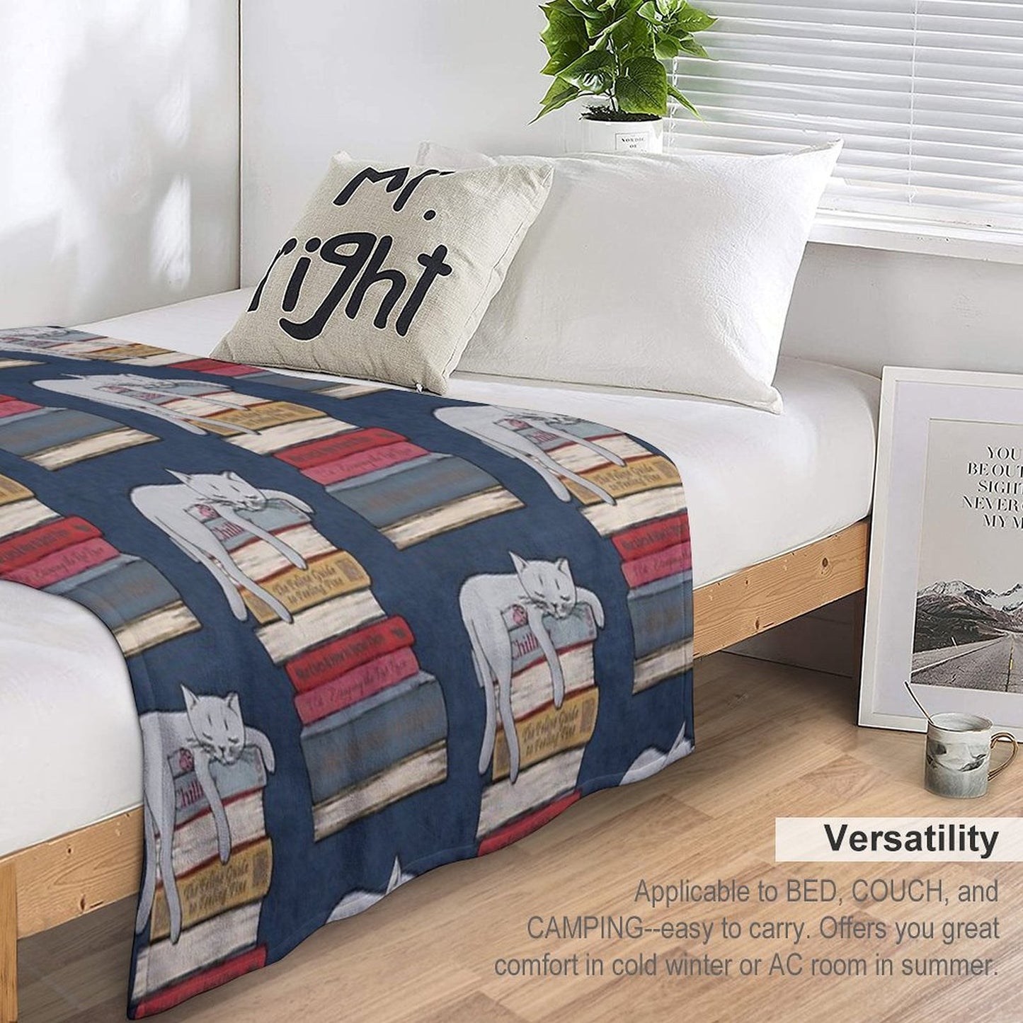 How to Chill Like A Cat Throw Blanket