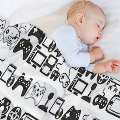 Retro Gamer Throw Blanket