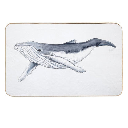 Humpback Whale Baby  Odorless Bath Mat