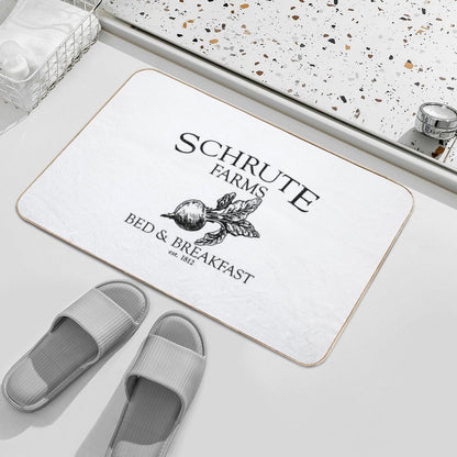 Schrute Farms Funny Office Bath Mat