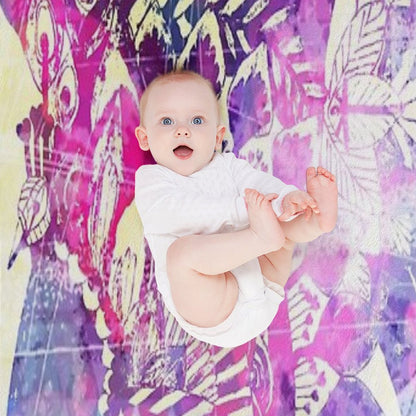 Shake A Tail Feather - Lilac Dreams Throw Blanket