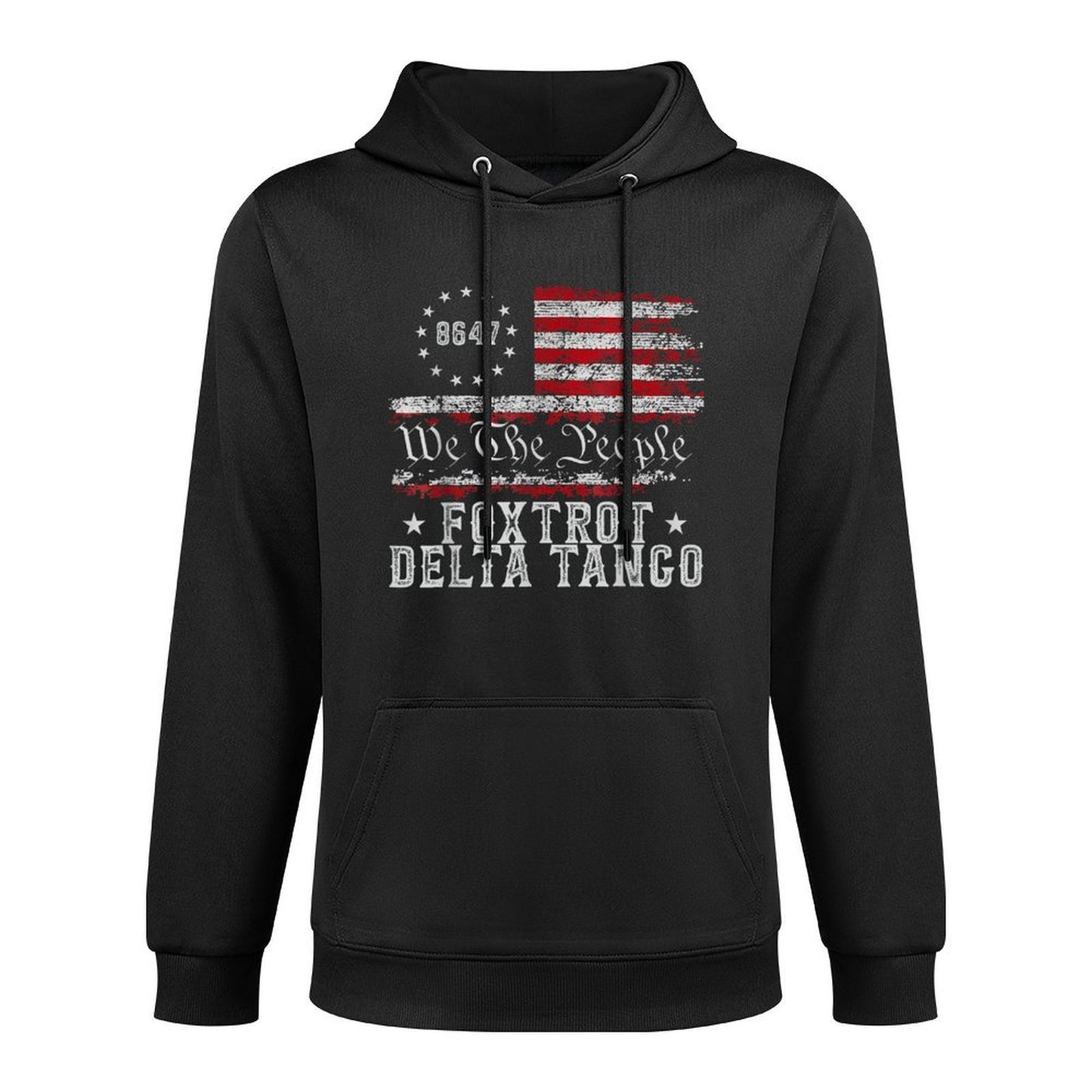 8647 Anti Trump Foxtrots Deltas Tangos Impeach 47 86 47 Shrink-Resistant Hoodie