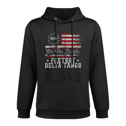 8647 Anti Trump Foxtrots Deltas Tangos Impeach 47 86 47 Shrink-Resistant Hoodie