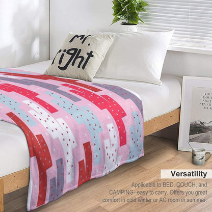 Sweet Cactus Pattern Throw Blanket