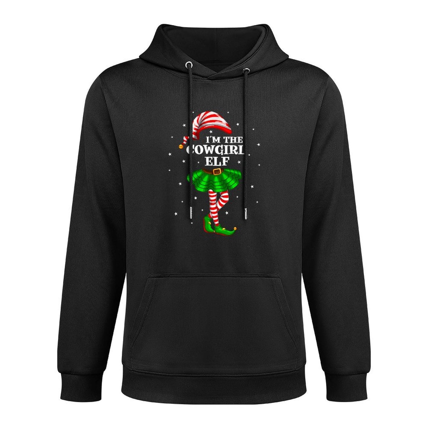 Matching Family Group Im The Cowgirl Elf Christmas Machine Washable Hoodie