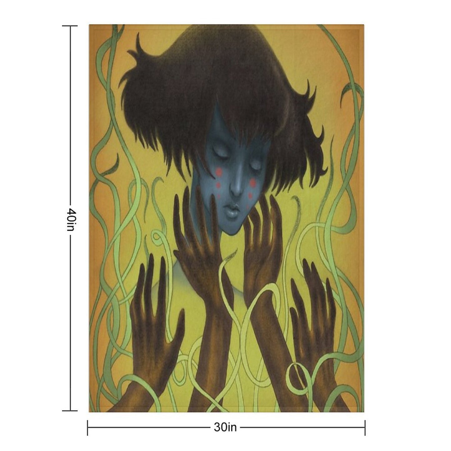 Handle With Care Throw Blanket