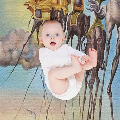 The Temptation of St. Anthony Throw Blanket