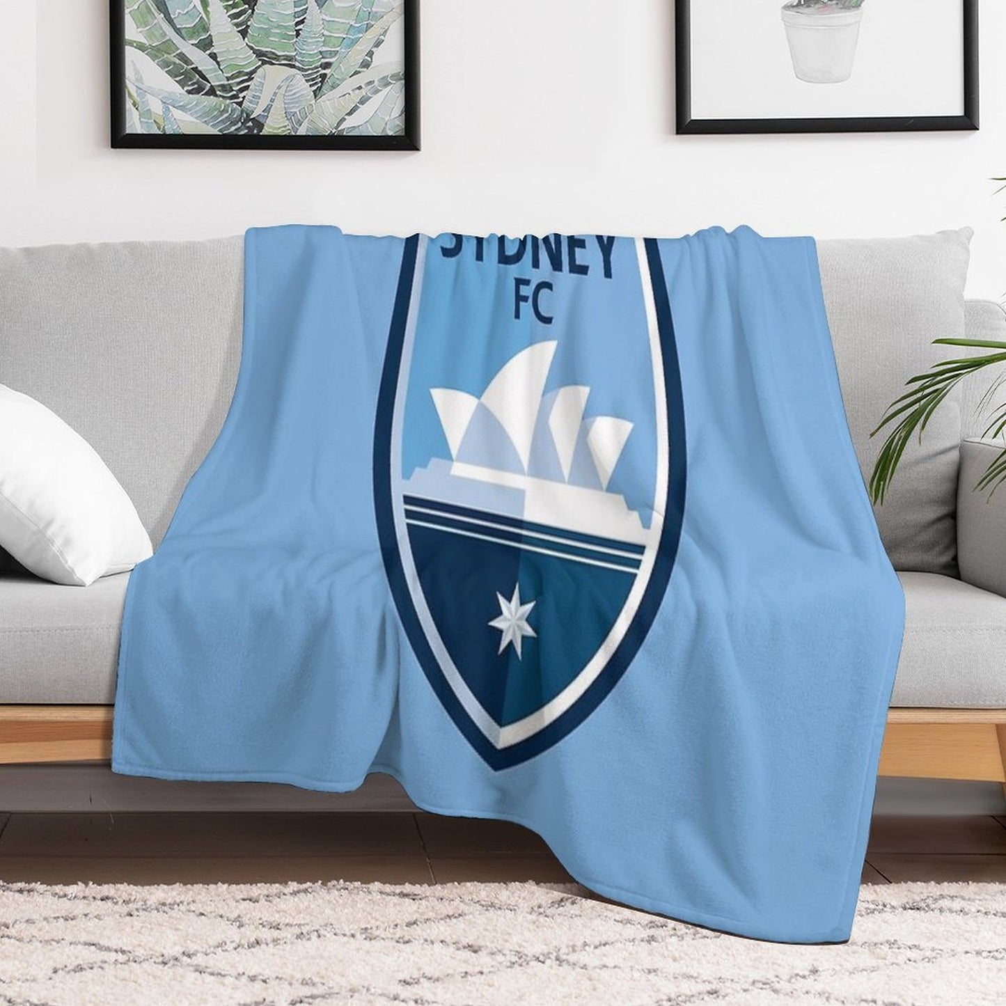 Sydney FC Throw Blanket
