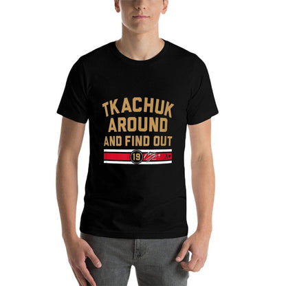 Matthew Tkachuk Around And Find Out - Florida Hockey  High-quality Stitching T-Shirt